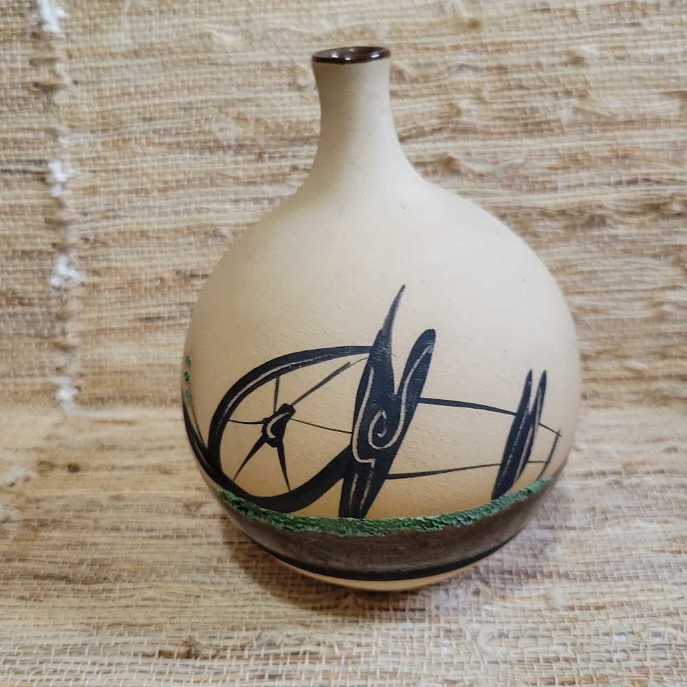 Vintage Betty Selby Signed Studio Pottery Vase Southwestern